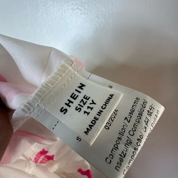 Set of e2 pieces for girls 💗size 11 the fabric is fresh 💗SHEIN - Picture 2 of 3